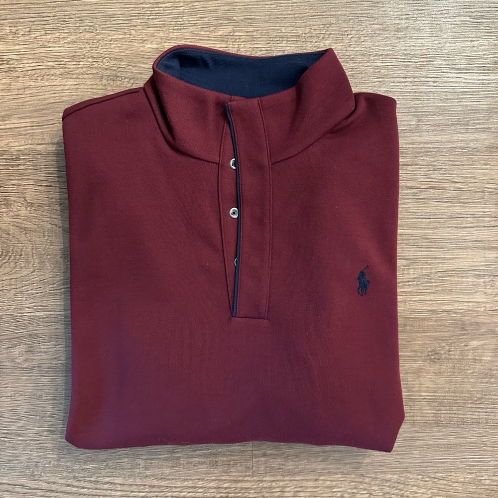 Polo Ralph Lauren - Quarter Snap - Maroon - Large